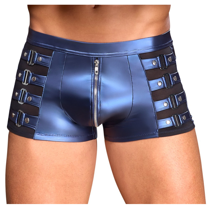 NEK Boxer avec zip Eclino Bleu métallisé